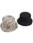 Fashion Khaki Cashew Print Double-sided Cotton Fisherman Hat