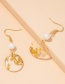 Fashion Pearl Ear Hook Perkin Acrylic Resin Pearl Geometric Earrings