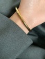 Fashion Single Layer Glossy Titanium Steel Circle Heritage Bracelet