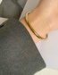 Fashion Single Layer Glossy Titanium Steel Circle Heritage Bracelet