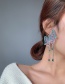 Fashion Single Geometric Butterfly Diamond-studded Alloy Earrings Without Pierced Ears