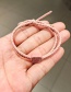 Fashion Coffee Color Piggy Hair Rope Pig Head Resin Knotted Elastic Hair Rope