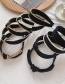 Fashion Light White Bow-knot Wide-brimmed Pearl Headband