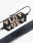 Fashion Letter Letter Rice Beads Hand-woven Bracelet