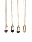 Fashion D Necklace Micro Inlaid Zircon Lock Love Key Earrings Necklace Set