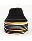 Fashion Beige (with Windproof Rope) Folded Double Layer Stitching Contrast Color Fisherman Hat