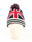 Fashion Stars + Red And White Stripes Pozi Flag Star Stripe Knitted Woolen Hat