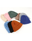 Fashion Light Blue Twist Woven Warm Childrens Wool Knitted Hat