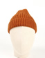 Fashion Khaki Twist Woven Warm Childrens Wool Knitted Hat