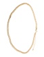 Fashion 50cm Necklace Micro-inlaid Zircon Pig Nose Necklace Bracelet