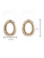Fashion Golden Pearl Rhinestone Earrings
