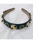 Fashion Green Pearl Go Out Diamond-studded Hair Band