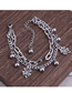 Fashion Four Leaf Clover Stainless Steel Beads Four-leaf Clover Double-layer Bracelet