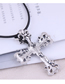 Fashion Cross Cross Pendant Hollow Necklace