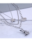 Fashion Five-pointed Star Five-pointed Star-eared Rabbit Multi-layer Long Necklace