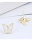 Fashion Gold Color Butterfly Earrings