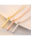 Fashion Rose Gold Sparkling Diamond Zircon Harmonica Necklace