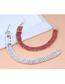 Fashion Red Metal Flash Diamond Bracelet