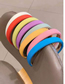 Fashion Powder Pure Color Sponge Headband