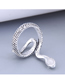 Fashion Silver Color Lucky Snake Ring