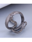 Fashion Silver Color Lucky Snake Ring