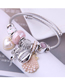Fashion White Metal Peach Heart Angel Seabedo Element Bracelet