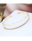 Fashion Gold Alloy Flash Diamond Open Bracelet