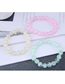 Fashion Color Popcorn Crystal Beaded Bracelet