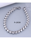 Fashion Silver Color Stainless Steel Metal Chain Bracelet