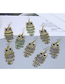 Fashion Color Alloy Contrast Owl Earrings