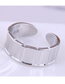 Fashion Silver Solid Copper Geometric Open Ring
