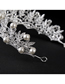 Fashion Silver Color Alloy Diamond And Pearl Crown