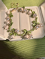 Fashion 3#pearl Flower-stud Earrings Alloy Pearl Flower Stud Earrings