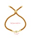 Fashion Gold-3 Copper Drop Oil Eye Bracelet