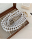 Fashion 6# White-14mm Pearl Geometric Pearl Beaded Necklace