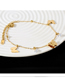 Fashion Gold Titanium Steel Gold Plated Butterfly Anklet