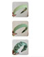 Fashion 3# Green-fold Fabric Pleated Wide-brimmed Sponge Headband