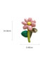 Fashion 1# Pink Fabric Cartoon Three-dimensional Flower Gripper