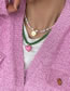 Fashion 16# Silver Needle. Pink Resin Flower Stud Earrings