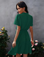 Fashion Dark Green Chiffon Lace Dress
