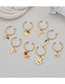 Fashion Gold Color - Starfish Titanium Steel Mi Zhuhai Star Open Ring