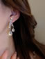 Fashion Silver Color Alloy Diamond Geometric Waterdrop Stud Earrings