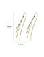 Fashion Gold Color Alloy Geometric Tassel Ear Wire