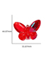 Fashion Red Crystal Butterfly Airbag Bracket