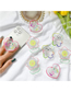 Fashion Colorful Line Flowers Acrylic Color Line Flower Phone Airbag Holder