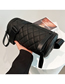 Fashion Black Nylon Diamond Cylinder Shoulder Bag