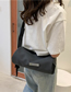 Fashion Grey Pu Oblique Span Large Capacity Cylinder Bag