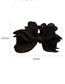 Fashion Black Fabric Bow Grip Clip