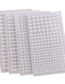 Fashion 6mm Pearls 160 Pieces 3MM single particle acrylic eyebrow pearl sticker