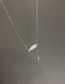 Fashion Gold Color Alloy Wing Necklace